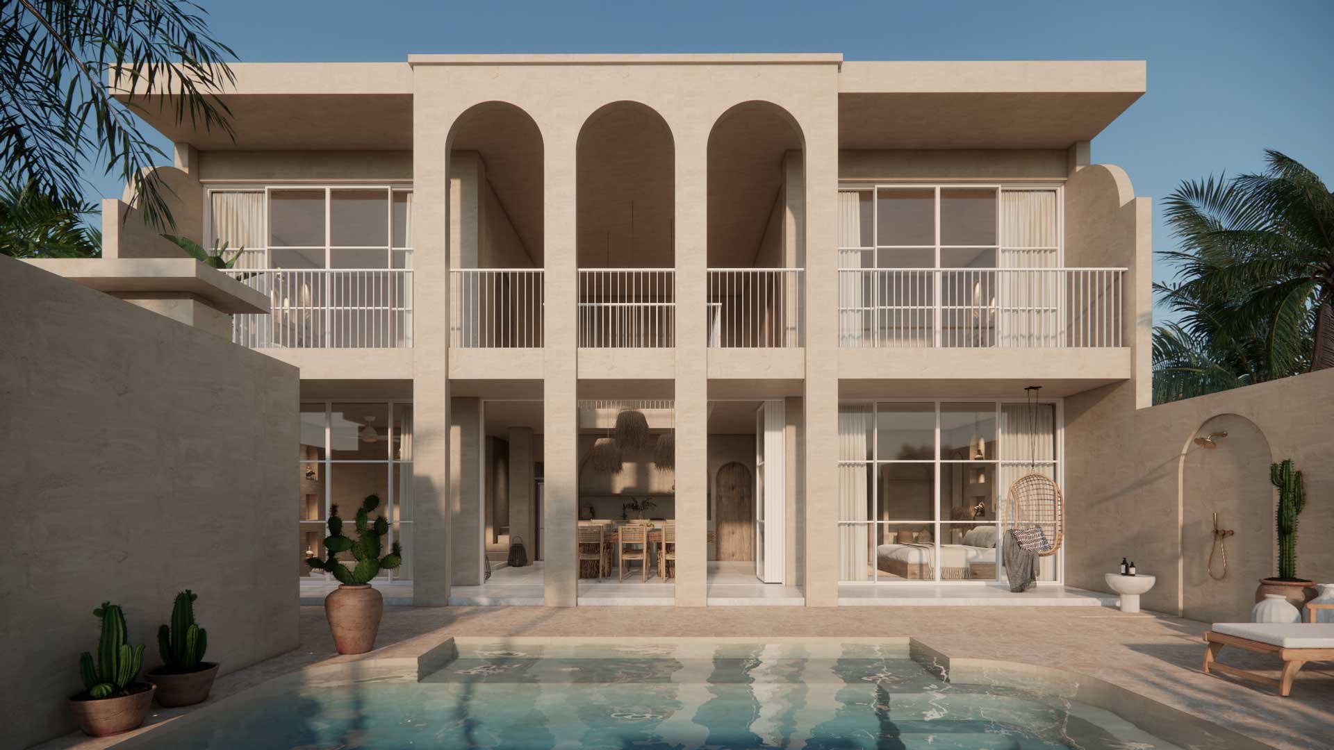 ELEGANT 3 BEDROOM VILLA IN CANGGU BERAWA FOR SALE LEASEHOLD BE-572 